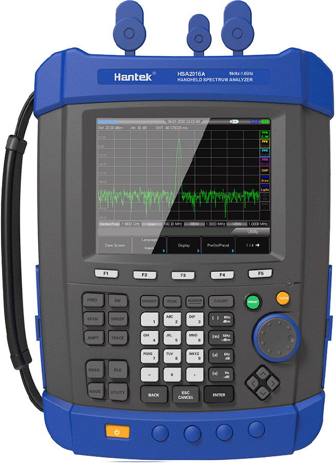 HSA2030A analizator widma 9kHz do 1,6GHz hantek