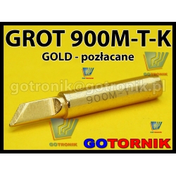 Grot 900M-T-K GOLD do stacji lutowniczych produkcji Zhaoxin/ Aoyue / PT / WEP / Yihua /