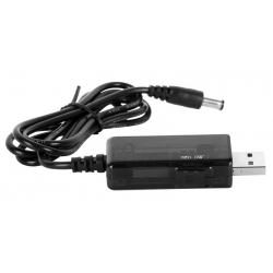 Przetwornica napięcia z USB na 9V lub 12V z woltomierzem