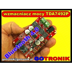 TDA7492P wzmacniacz audio 2 x 25W + moduł Bluetooth