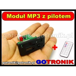 Moduł mini odtwarzacza MP3 z pilotem