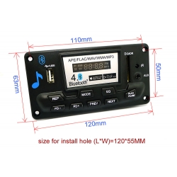 Odtwarzacz MP3 FLAC WAV WMA APE + Bluetooth + USB + SD