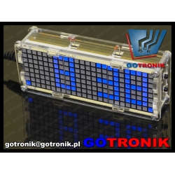 Zegar elektroniczny MATRIX LED z termometrem
