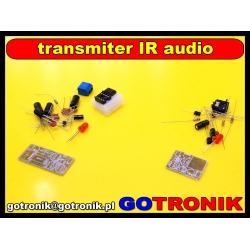 Transmiter IR do audio - zestaw do samodzielnego motnażu
