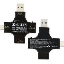 Miernik napięcia i prądu portu USB J7-c