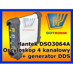 Oscyloskop cyfrowy USB DSO3064A produkcji Hantek + generator funkcyjny DDS