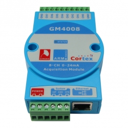 GM4008 moduł pomiarowy prądu 0-24mA Ethernet z izolacją