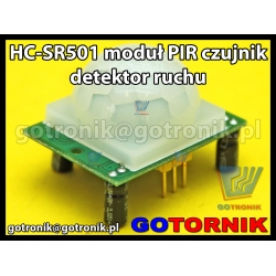 Moduł PIR czujnik detektor ruchu HC-SR501