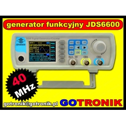Generator funkcyjny JDS6600-40MHz dwukanałowy