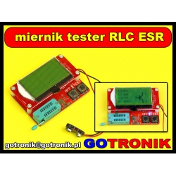 Tester miernik elementów RLC i półprzewodników