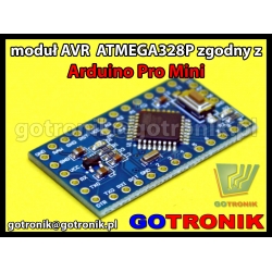 Moduł ATMEGA328P zgodny z Arduino Pro Mini