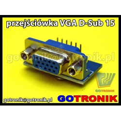 Przejściówka VGA D-Sub15 - pin