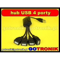 Hub USB 2.0 Full Speed / 4 porty