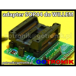 Adapter SOP44 do programatora Willem