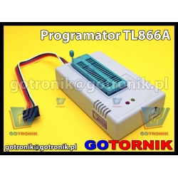 Programator TL866A USB uniwersalny z podstawką ZIF40 + ICSP do programowania w układzie