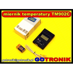 Cyfrowy miernik temperatury TM-902C