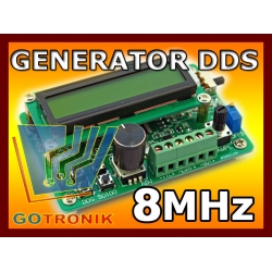 Generator sygnałowy - funkcyjny DDS 8MHz (UDB1008S)