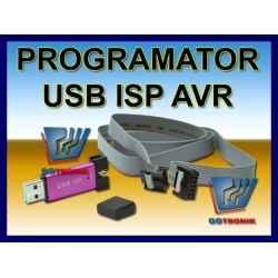Programator USB ISP AVR ATMEL ISP w metalowej obudowie