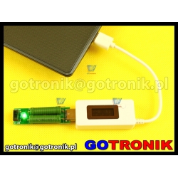 Obiążenie portu USB 1A/2A