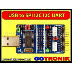 Konwerter USB to SPI I2C IIC UART TTL