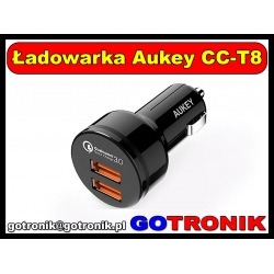 Ładowarka samochodowa AUKEY CC-T8 Quick Charge 3.0