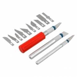 Nożyki modelarskie zestaw 13 sztuk SKALPEL NAR-044 ostrza wymienne
