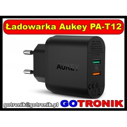 Ładowarka sieciowa AUKEY PA-T12 Quick Charge 2.0