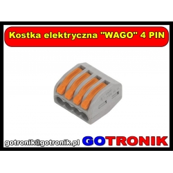 Kostka elektryczna typu "WAGO" 4 PIN