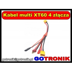 Kabel multi XT60 4 złącza