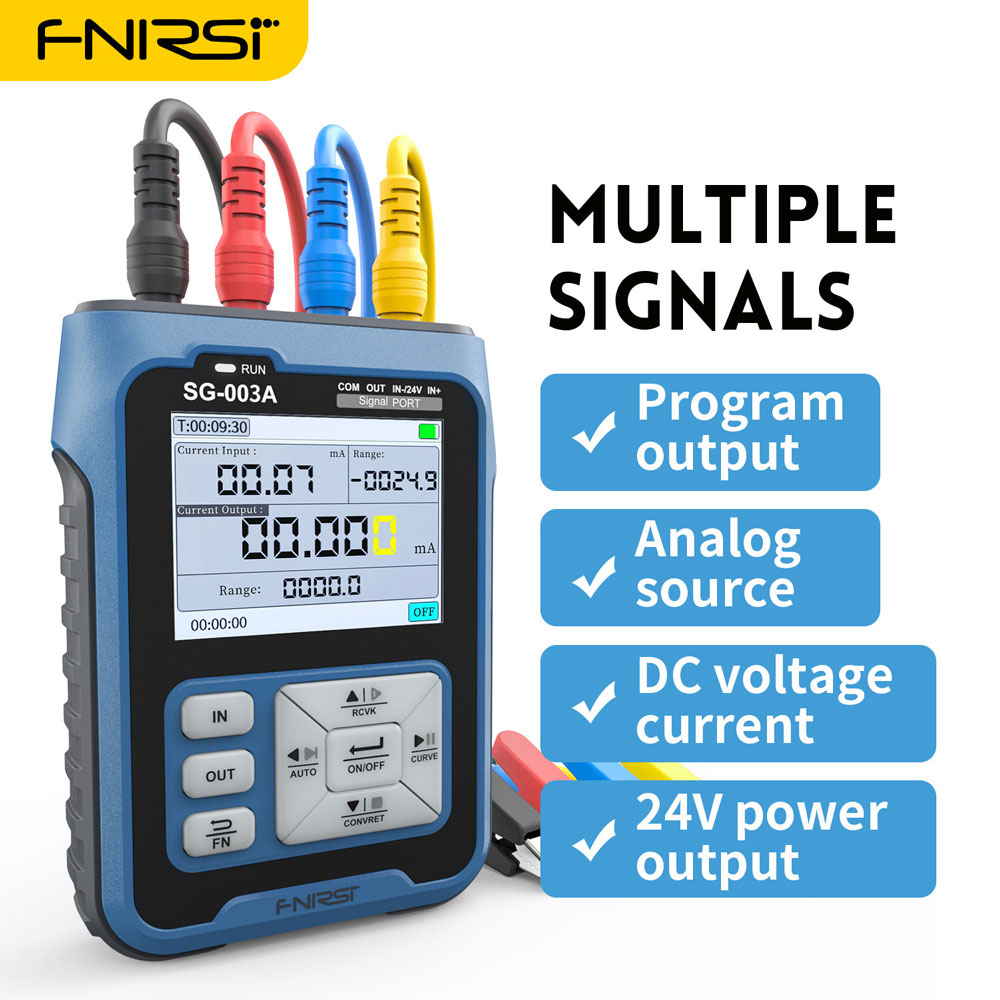 Fnirsi SG-003A SG003 wersja 2022 kalibrator napięcia i prądu, generator pętli prądowej, zadajnik sygnałów, kalibrator procesowy, generator PWM