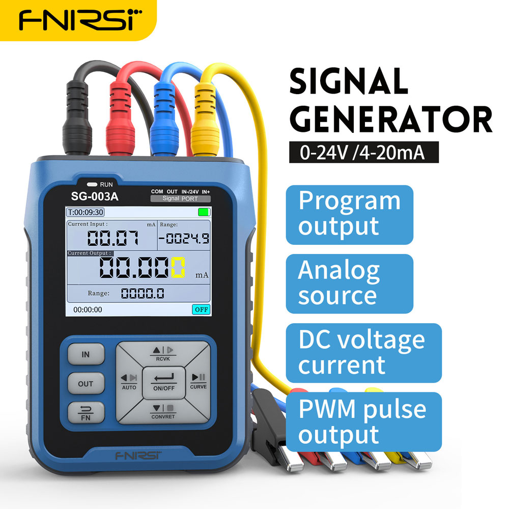 Fnirsi SG-003A SG003 wersja 2022 kalibrator napięcia i prądu, generator pętli prądowej, zadajnik sygnałów, kalibrator procesowy, generator PWM