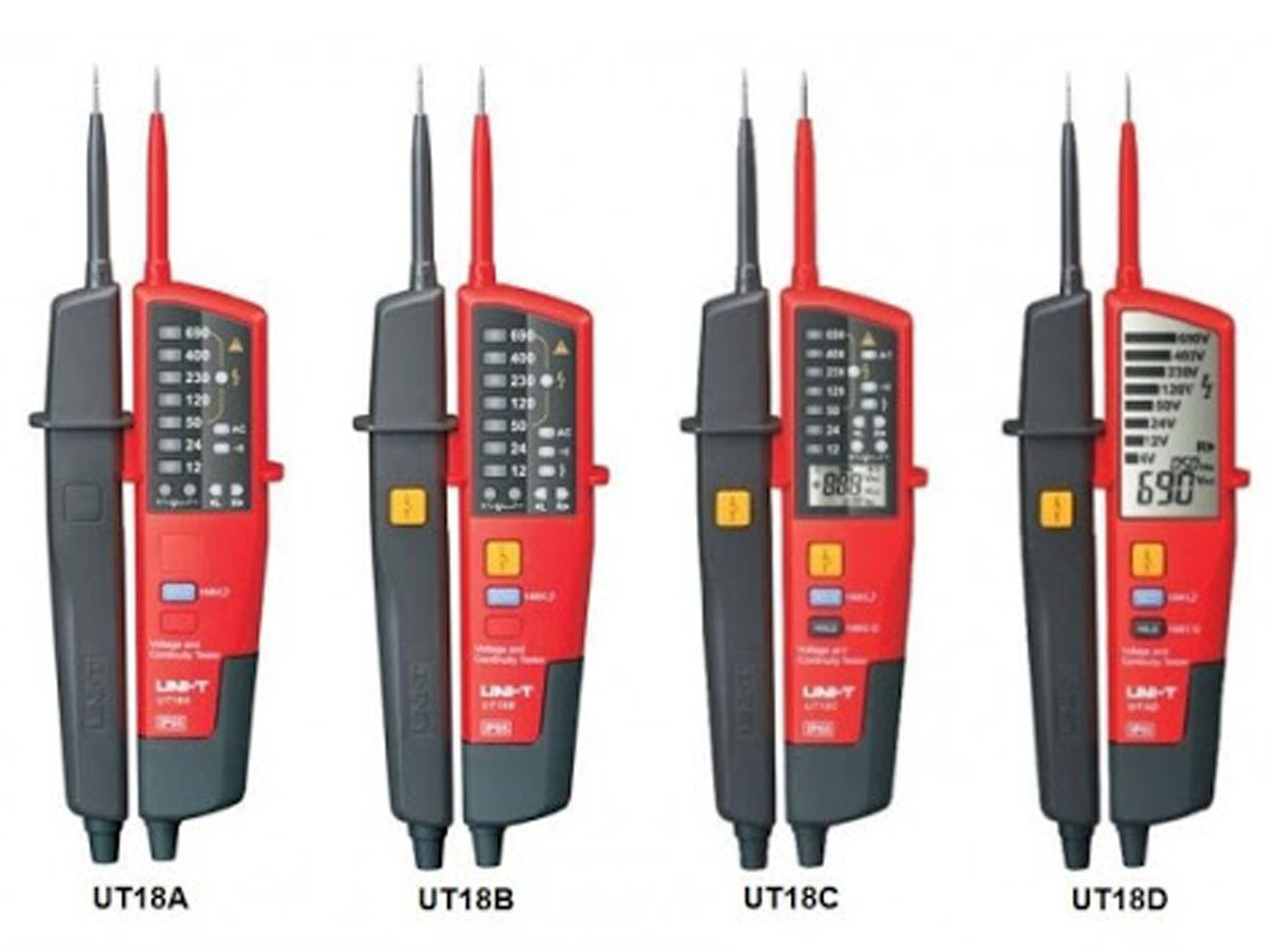 UT18D wskaźnik napięcia 12-690V AC/DC detektor próbnik miernik multimetr
