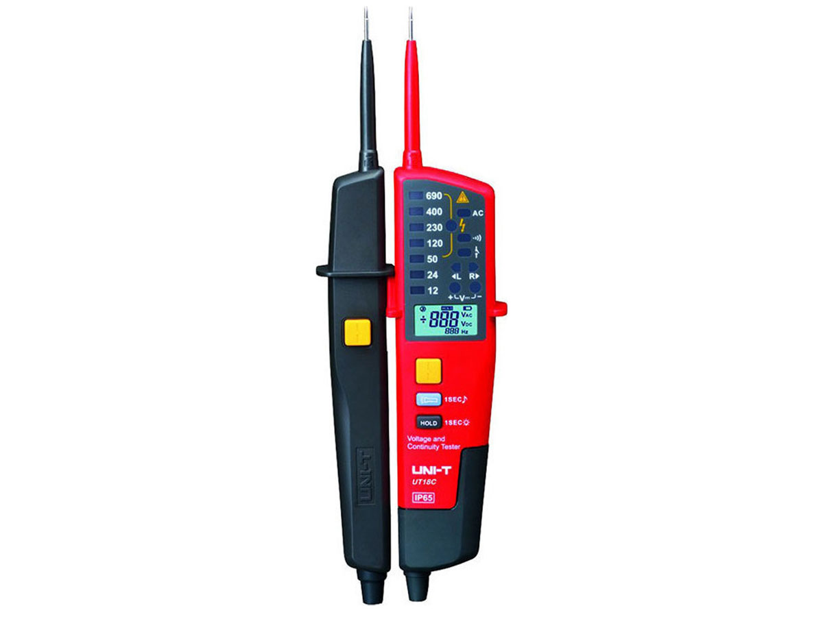 UT18C wskaźnik napięcia 12-690V AC/DC detektor próbnik miernik multimetr