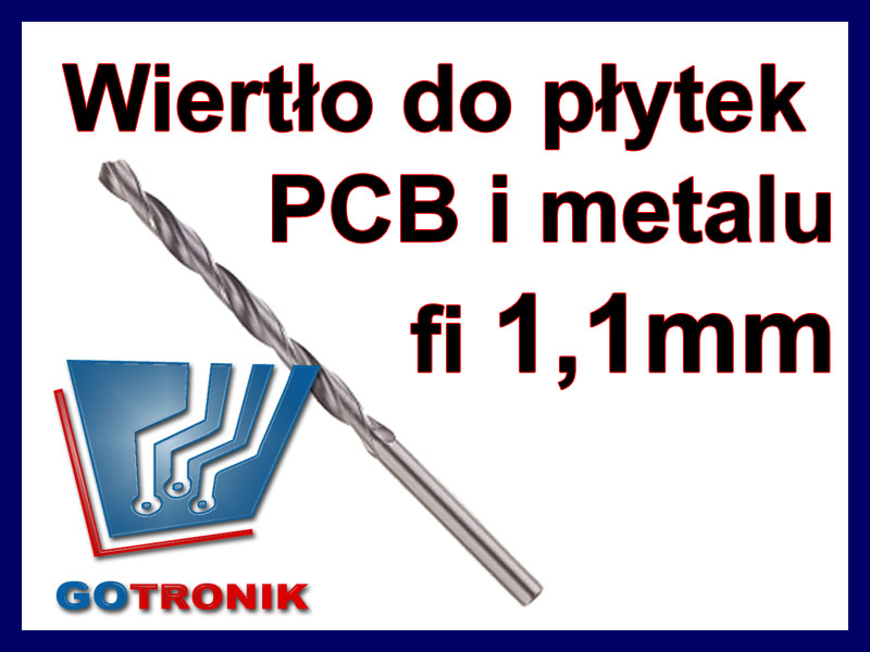 Wiertło do płytek drukowanych PCB i metalu