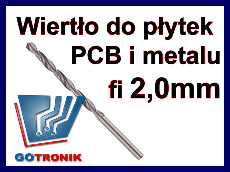 Wiertło do płytek drukowanych PCB i metalu