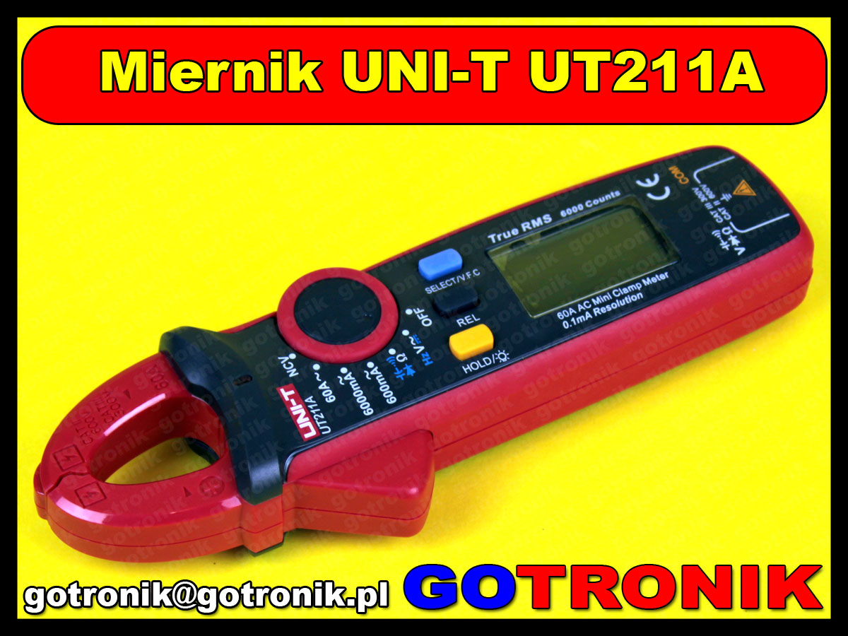 Miernik multimetr cęgowy UT211A UT-211A