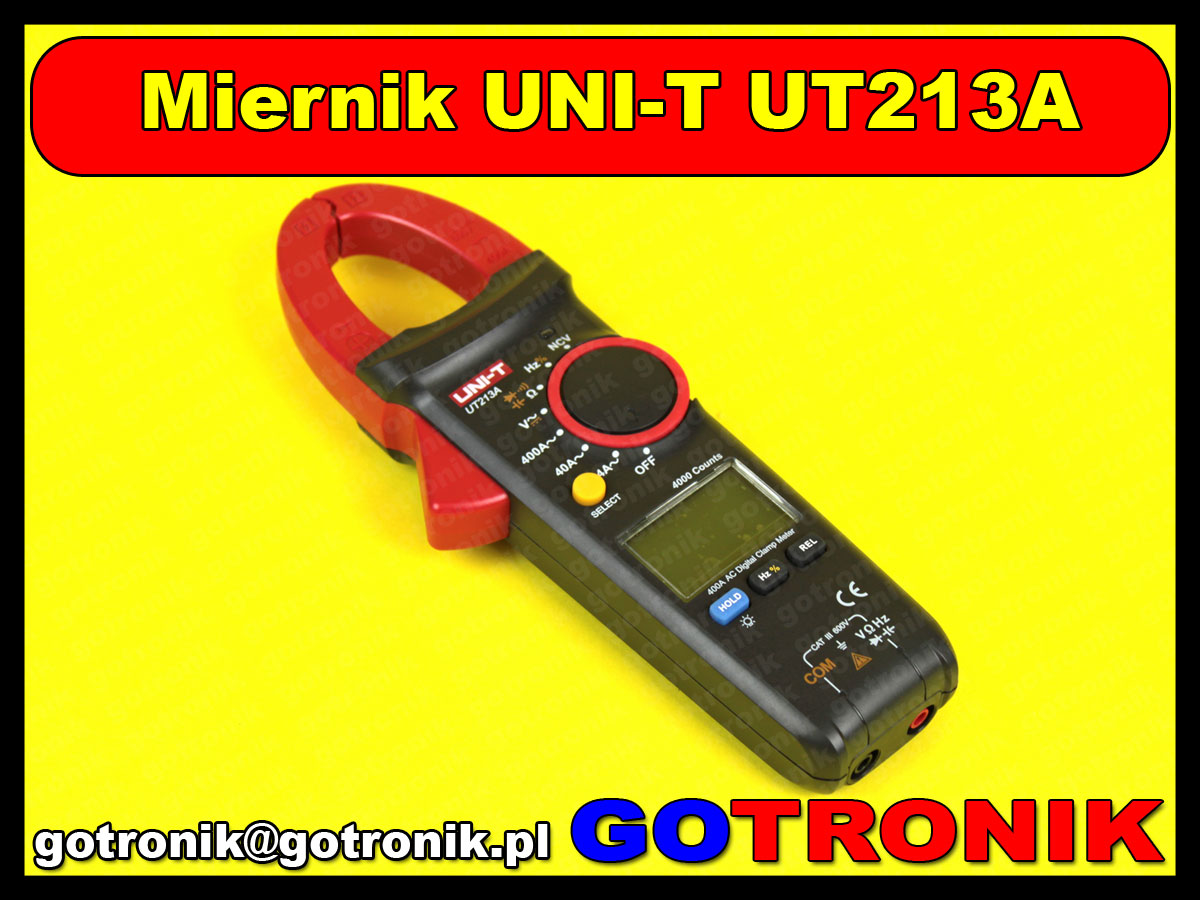 Miernik multimetr cęgowy UT213A UT-213A