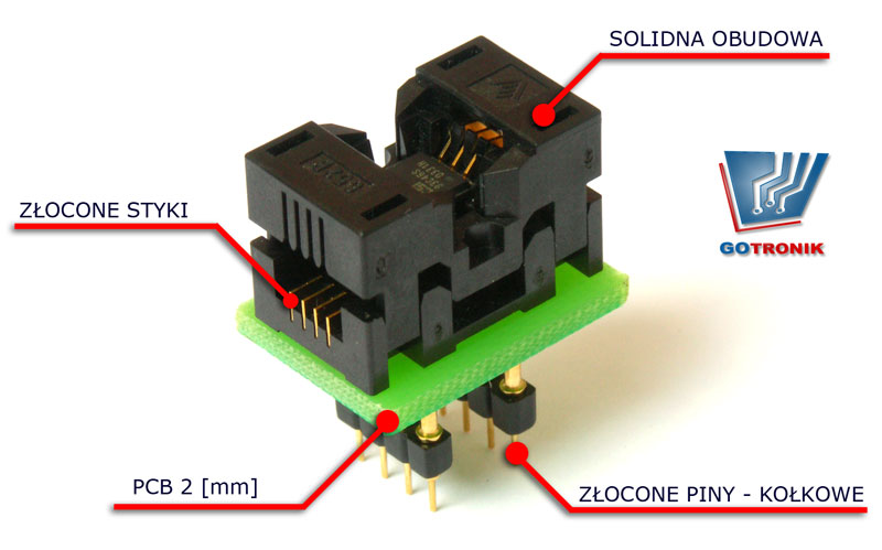 Adapter TSOP32/VSOP32 to DIP32 8x14mm