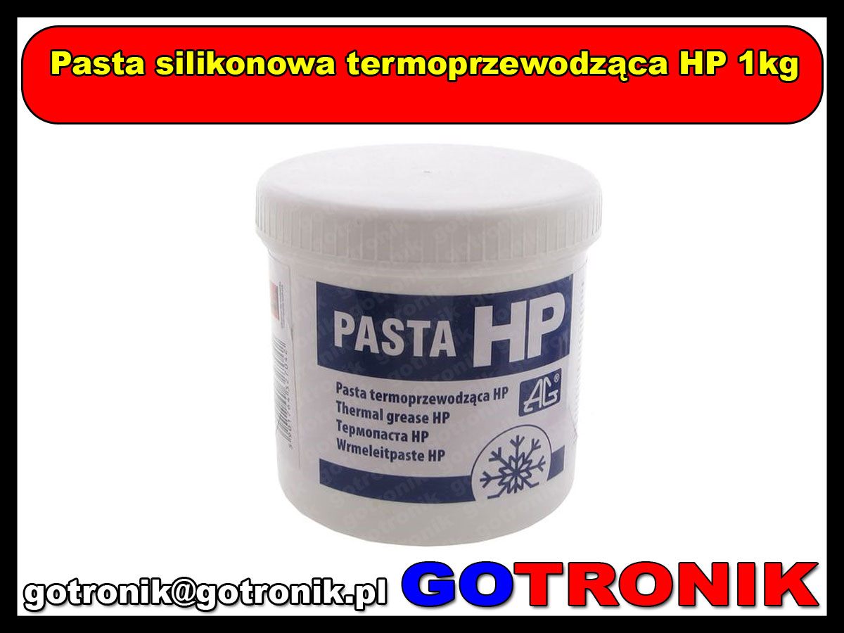 Pasta silikonowa termoprzewodząca HP 1kg AGT-113