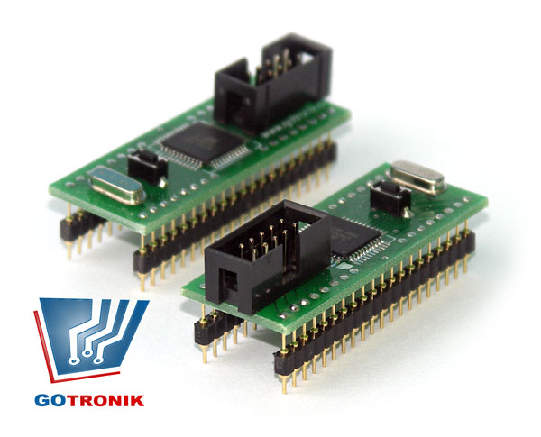 Atmega32 mini board - płytka z procesorem