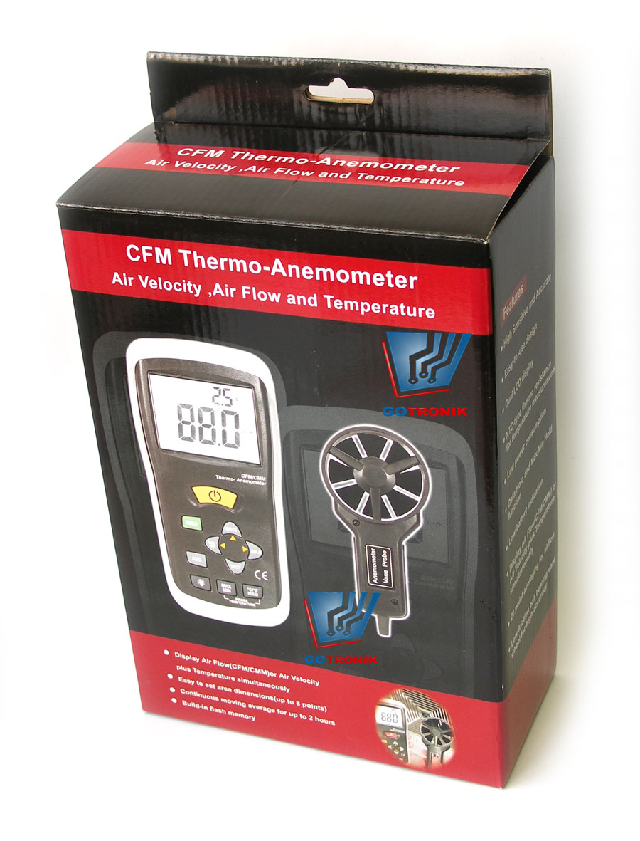 DT-620 termoanemometr z pirometrem