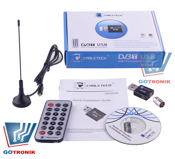 Tuner micro do telewizji DVB-T do komputerów produkcji CABLETECH