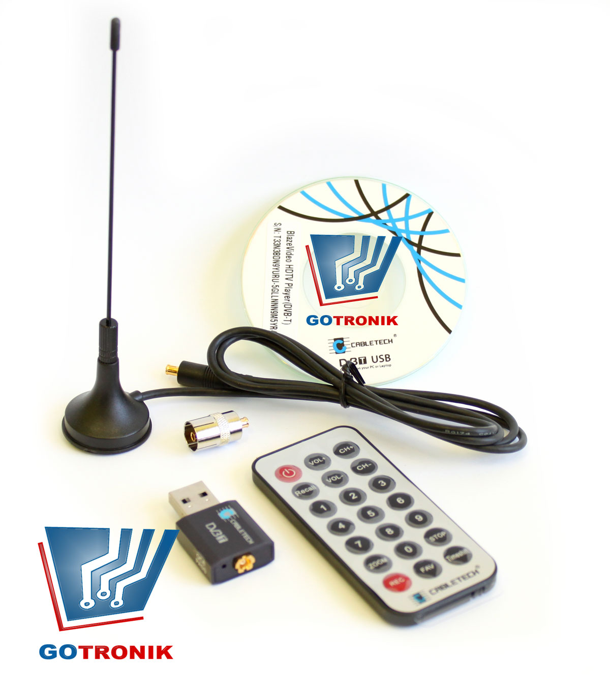 Tuner micro do telewizji DVB-T do komputerów produkcji CABLETECH