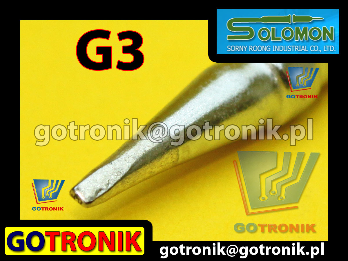 G3 grot do lutownic SR-965 SR965 produkcji SOLOMON