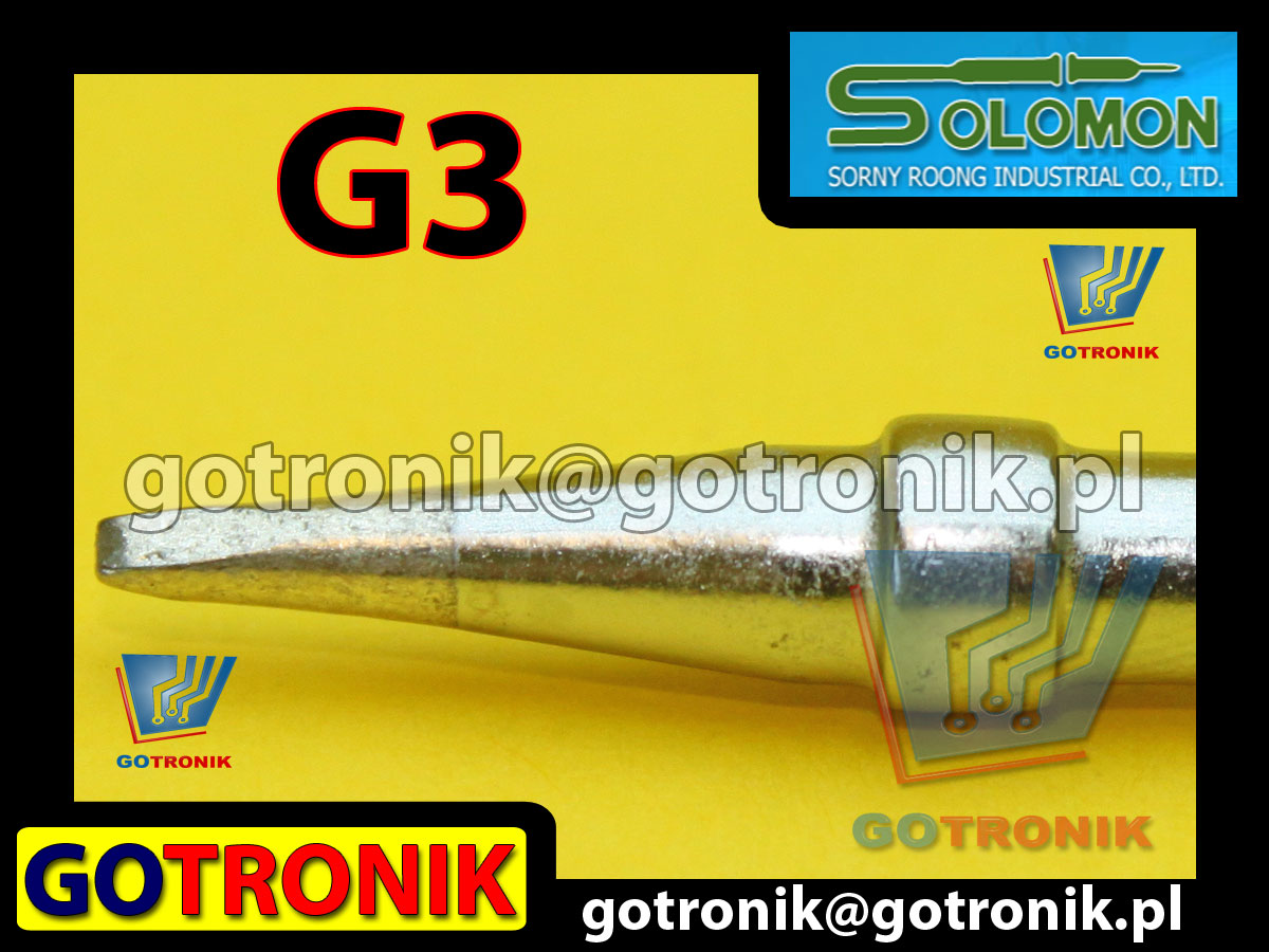 G3 grot do lutownic SR-965 SR965 produkcji SOLOMON