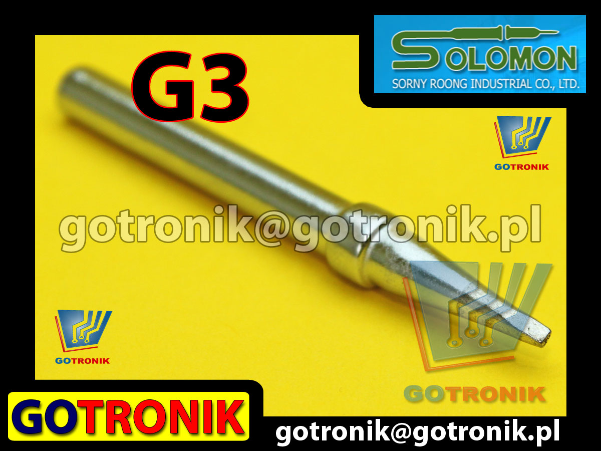 G3 grot do lutownic SR-965 SR965 produkcji SOLOMON