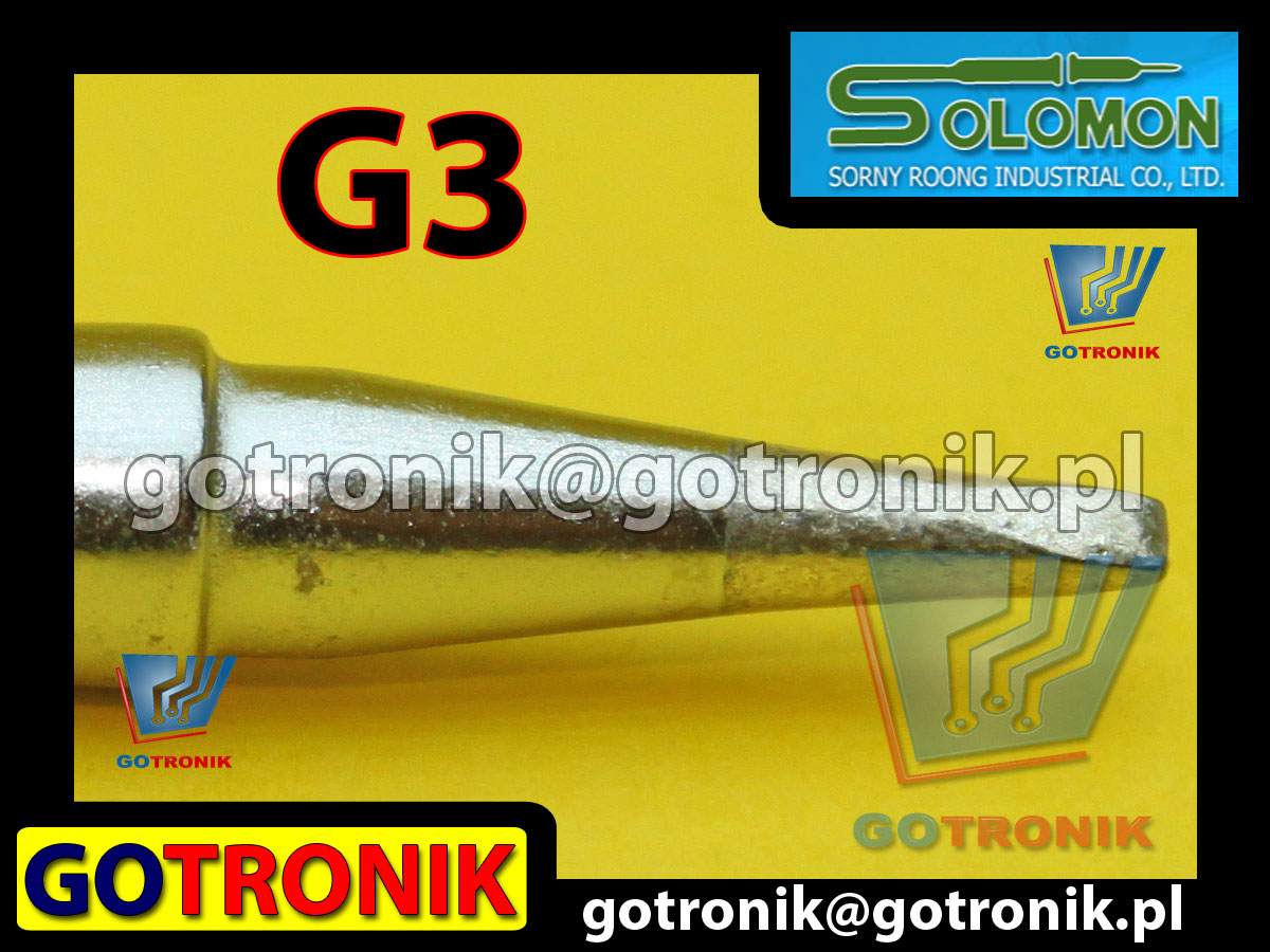 G3 grot do lutownic SR-965 SR965 produkcji SOLOMON