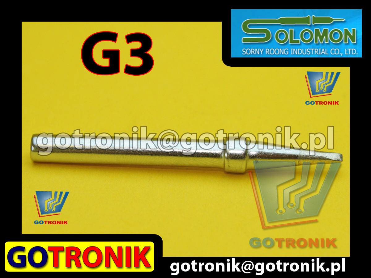 G3 grot do lutownic SR-965 SR965 produkcji SOLOMON