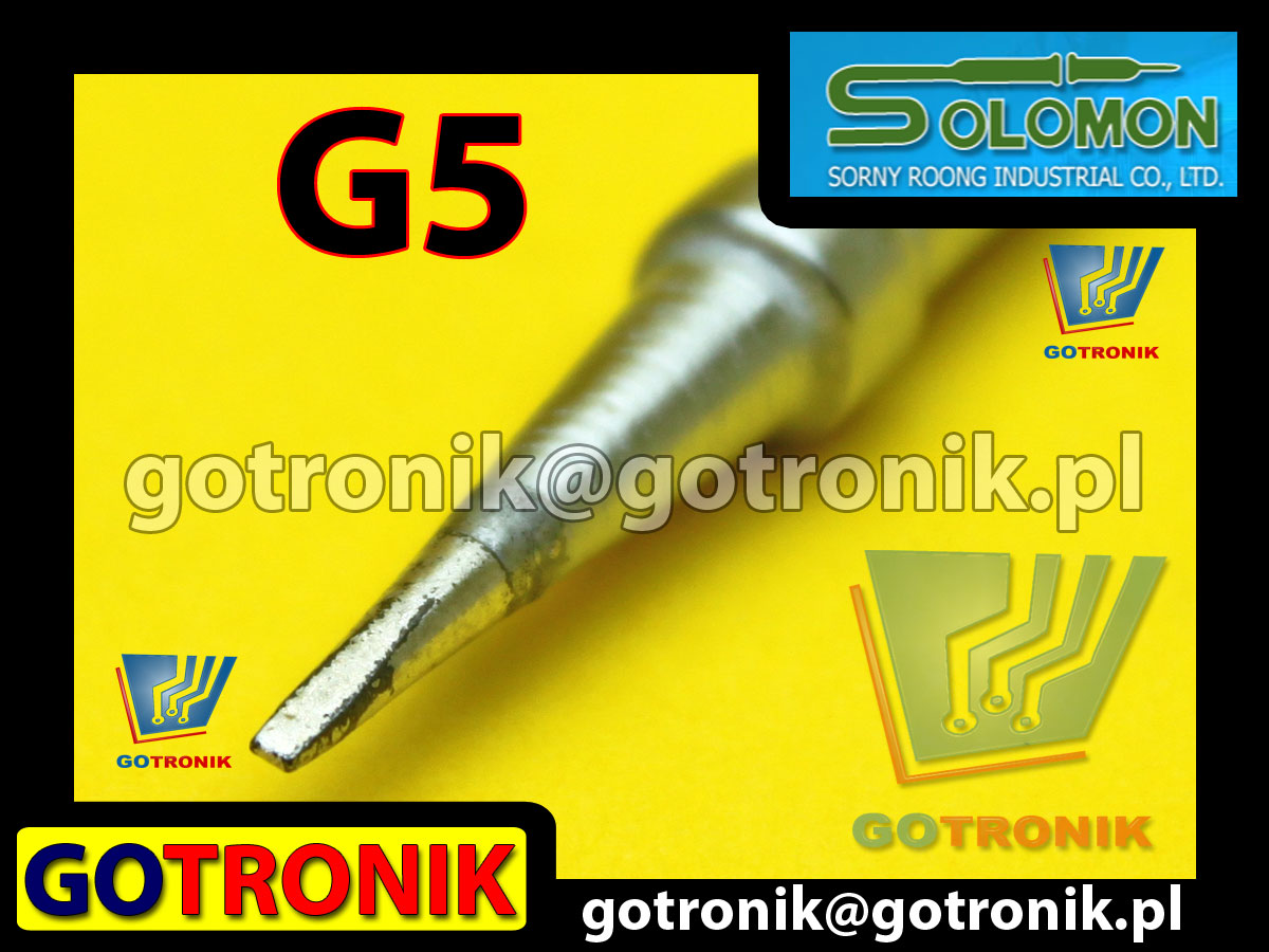 G5 grot do lutownic SR-965 SR965 produkcji SOLOMON