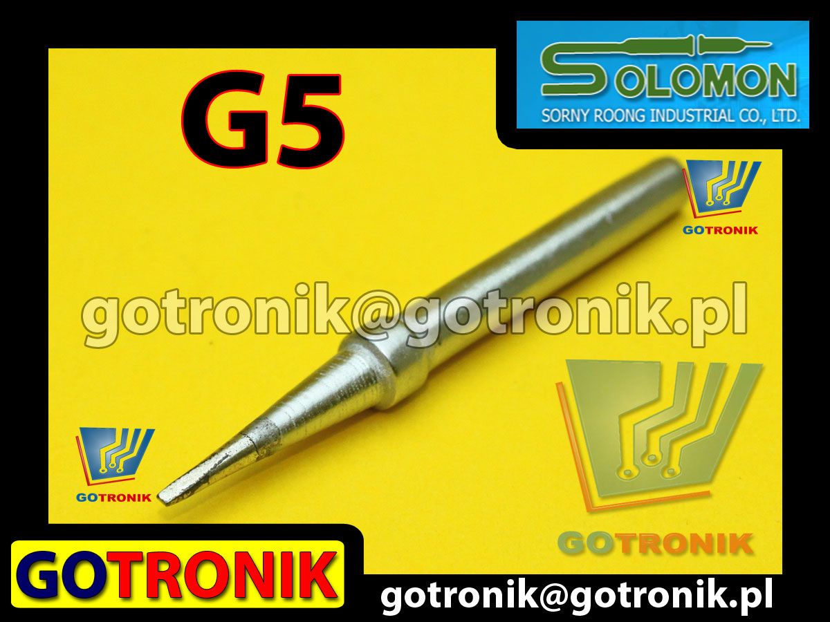 G5 grot do lutownic SR-965 SR965 produkcji SOLOMON